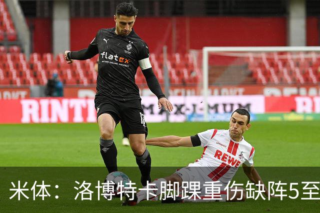 米体：洛博特卡脚踝重伤缺阵5至7周，年底前有望复出
